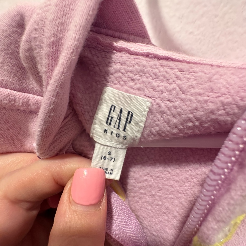 GAP Kids Hoodie with Yellow Logo - Picture 4 of 5